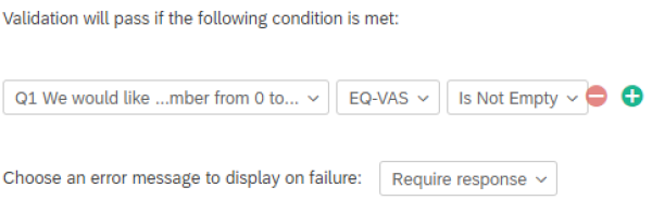EQ-VAS Custom Validation